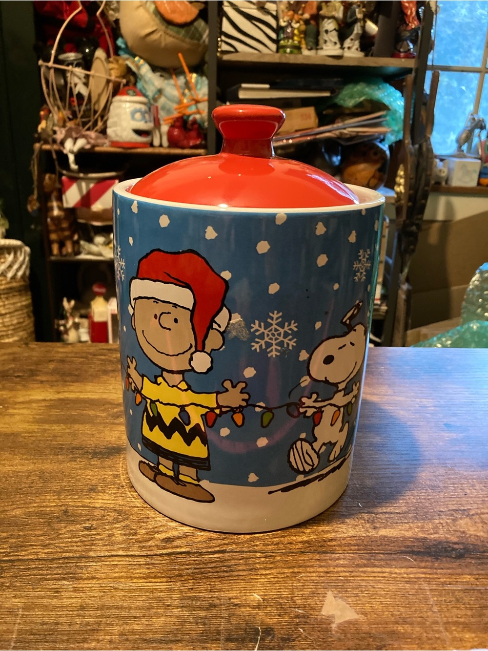 Peanuts Charlie Brown cookie jar
